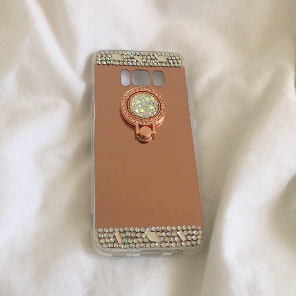 Rose Gold Diamond Samsung Galaxy s8 Phone Case